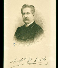 Retrato de Antonio Fernández Grilo por B. Maura, 1890. ©Biblioteca Nacional de España