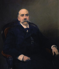 Emilio Castelar. Retrato de Joaquín Sorolla conservado en el Congreso de los Diputados.