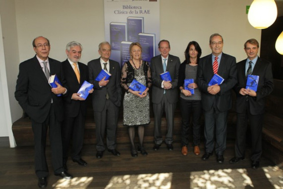 Presentación en CaixaForum cuatro nuevos títulos de la Biblioteca Clásica de la Real Academia Española, abril 2012